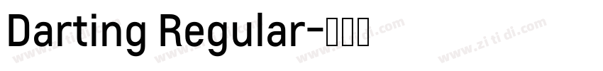 Darting Regular字体转换